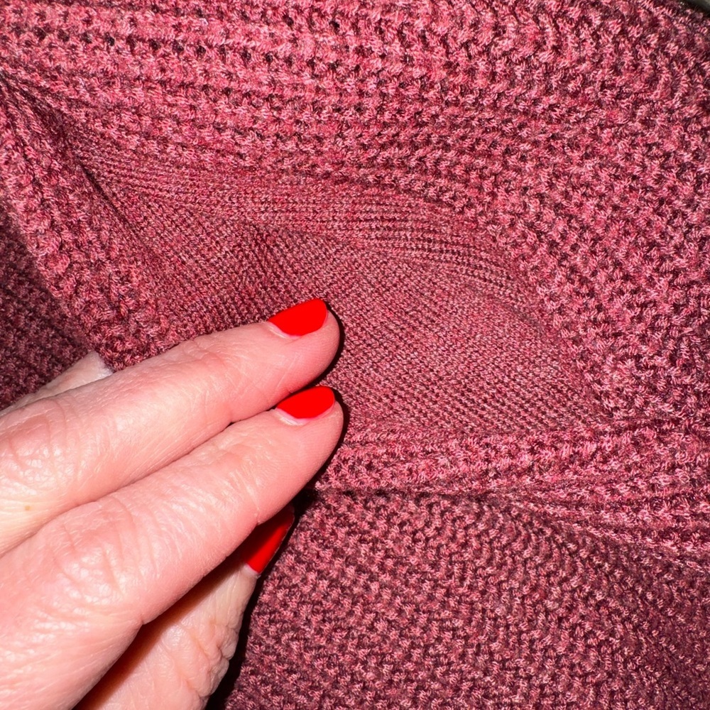 Lululemon Athletica Maroon Knit Cardigan - Picture 5 of 8